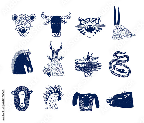  Funky Chinese zodiac animals collection