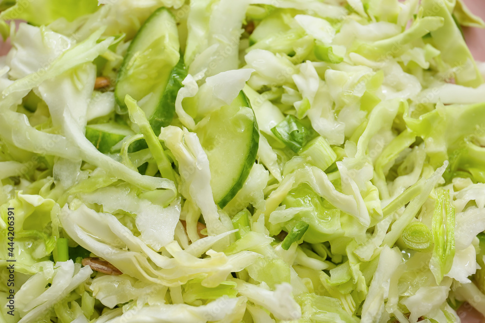 Tasty cabbage salad as background, closeup Tasty cabbage salad as background, closeup