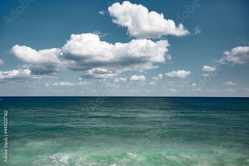 quiet sunny day on the caribbean sea