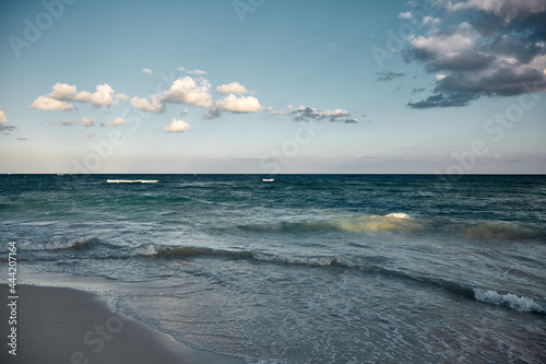 quiet sunny day on the caribbean sea