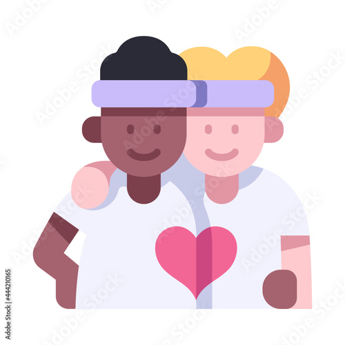 hug peace icon
