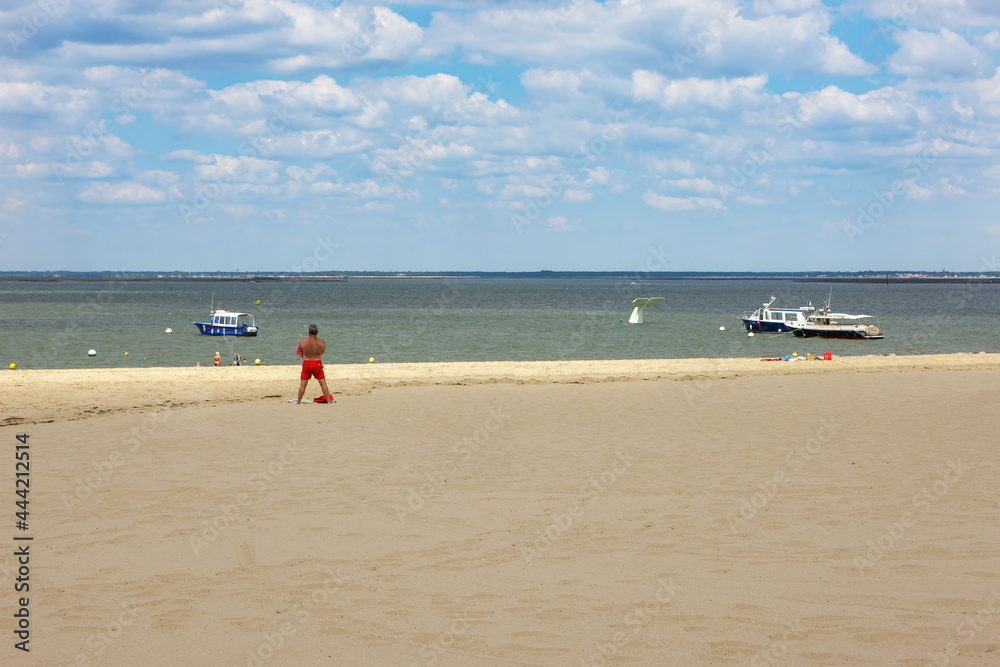 View Of The Arcachon Bay, Aquitaine, France View Of The Arcachon Bay, Aquitaine, France