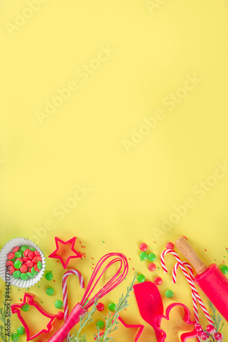 Christmas Baking Utensils and ingredients © ricka_kinamoto