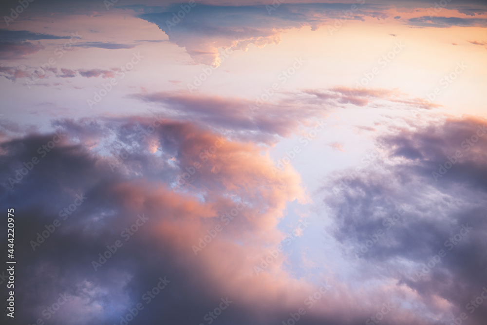 Sunset sky background, Orange Sunset Sky. Beautiful Sky Sunset sky background, Orange Sunset Sky. Beautiful Sky
