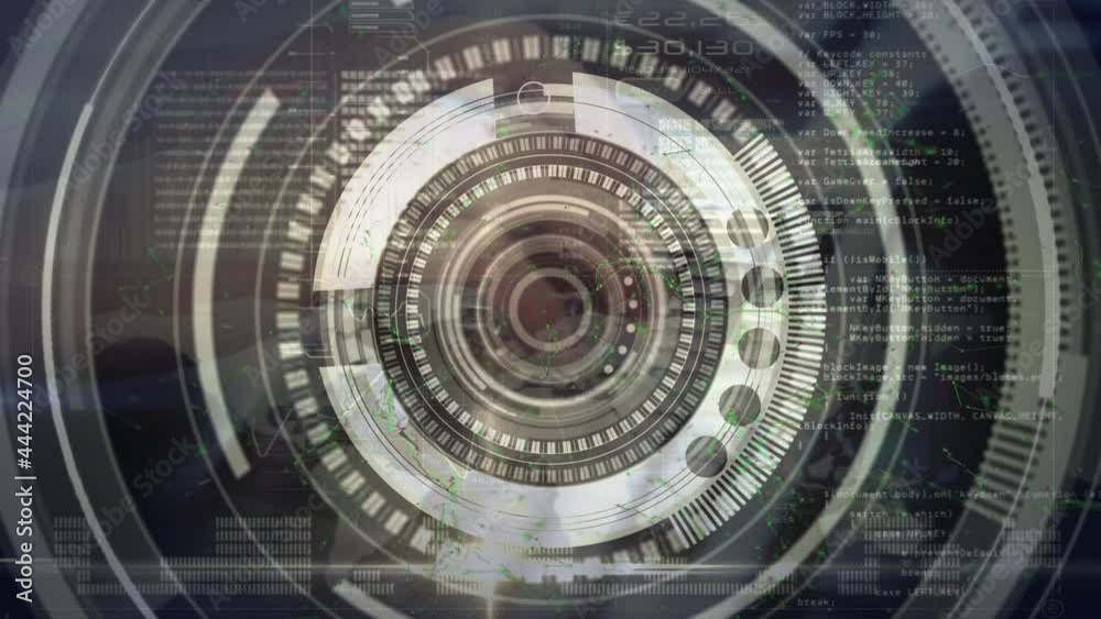 Animation of circular scope scanning over hands using computer Animation of circular scope scanning over hands using computer