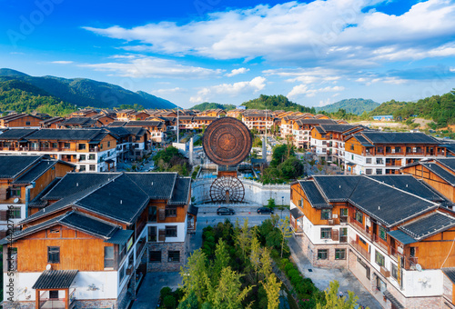 Mengliu Town, xiaoqikong scenic spot, Libo County, Guizhou Province, China photo