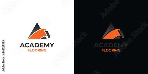 Modern and elegant carpet company logo design