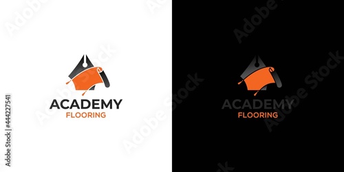 Modern and elegant carpet company logo.