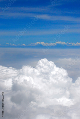 Fototapeta Naklejka Na Ścianę i Meble -  積乱雲　ジェット機からの風景