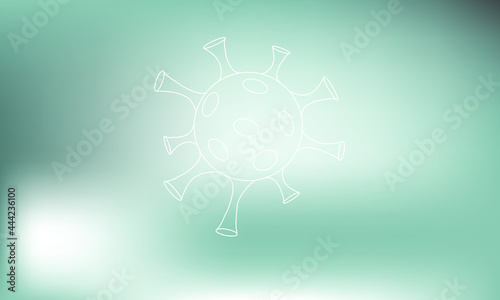 Coronavirus disease COVID-19 infection medical isolated. China pathogen respiratory influenza covid virus cells. New official name for Coronavirus disease named COVID-19, vector illustration