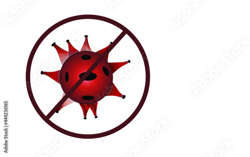 Coronavirus disease COVID-19 infection medical isolated. China pathogen respiratory influenza covid virus cells. New official name for Coronavirus disease named COVID-19, vector illustration