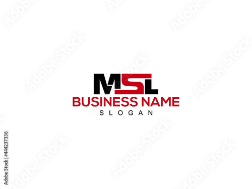 Letter MSL Logo Icon Vector Image Design For Company or Business photo