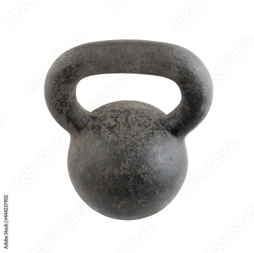 Old weight isolated on white background