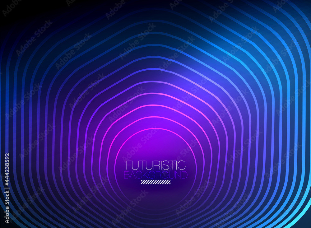 Neon color square shape lines abstract background. Shiny magic energy and motion concept, vector abstract wallpaper background Neon color square shape lines abstract background. Shiny magic energy and motion concept, vector abstract wallpaper background