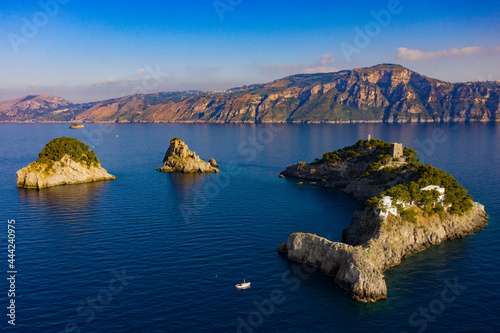 Arcipelago dell'isola "li Galli" a Positano