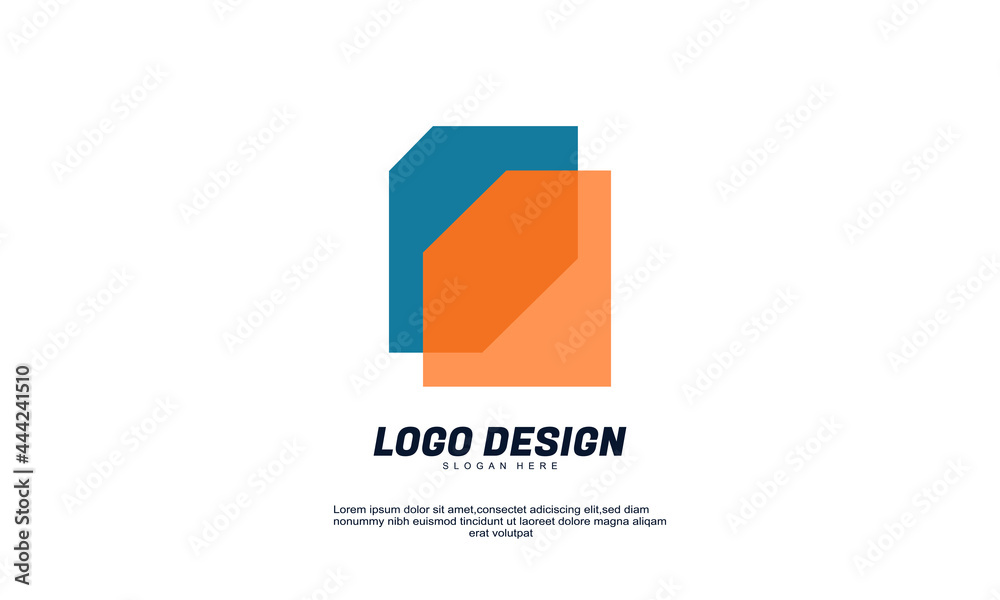 stock abstract creative modern icon design logo design elements best for company business branding identity and logotypes