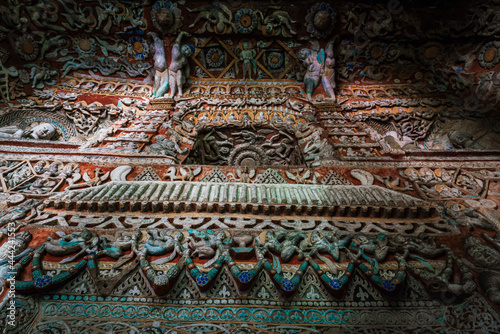 Buddhist Caves and Sculptures in Yungang Grottoes, Shanxi, China