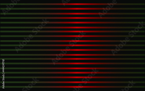 dark background with green and red lines. vector illustration