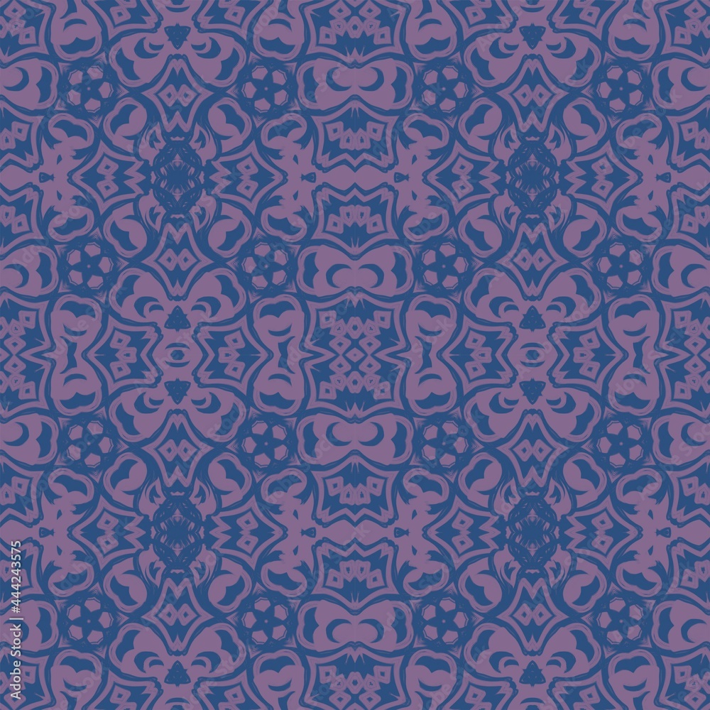 blue seamless pattern on a pink background blue seamless pattern on a pink background