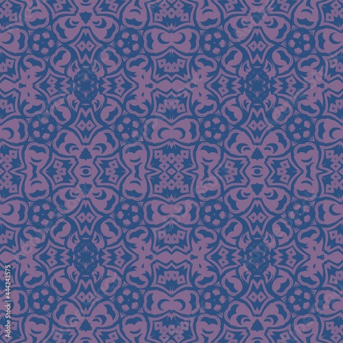 blue seamless pattern on a pink background