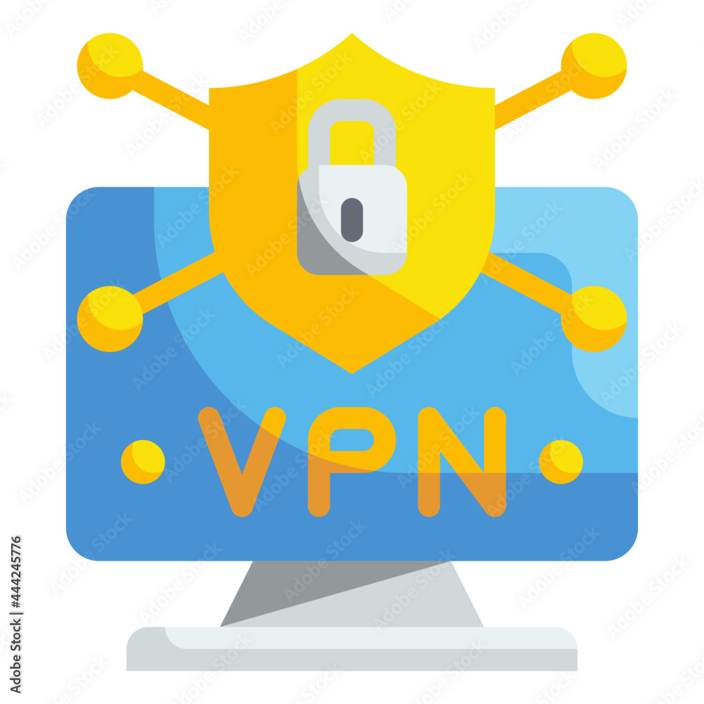 vpn flat icon