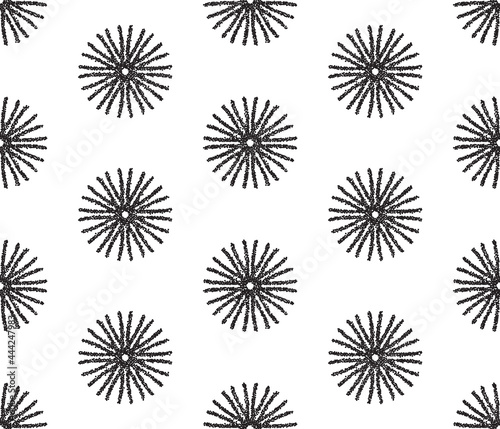 Black and white seamless pattern