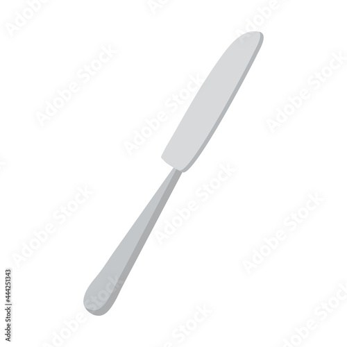 A knife made of cutlery for use in clipart, web design or menus