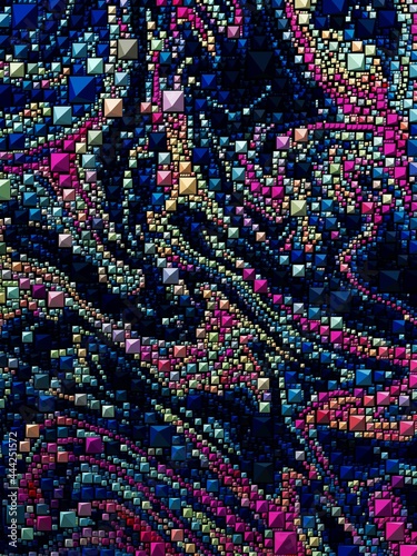 Graphical Abstract Painting Art Background Texture,Abstract Colorful Geometrical Artwork Poster,Modern Conceptual Art