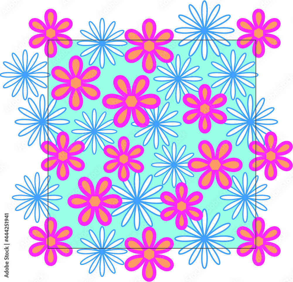 seamless pattern with flowers seamless pattern with flowers