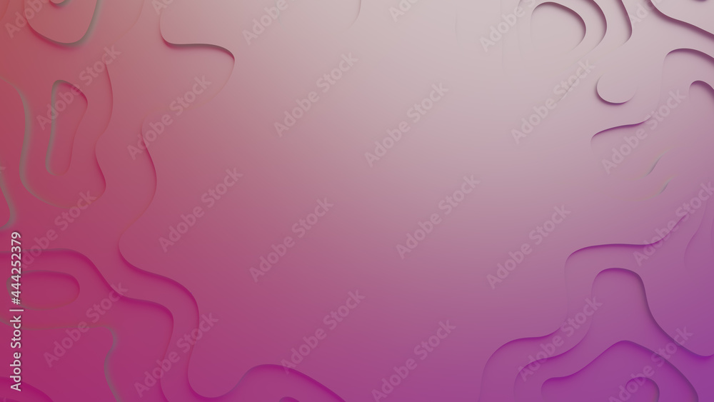 Abstract background layers of waves magenta. 3D illustration With copy space for text. Abstract background layers of waves magenta. 3D illustration With copy space for text.