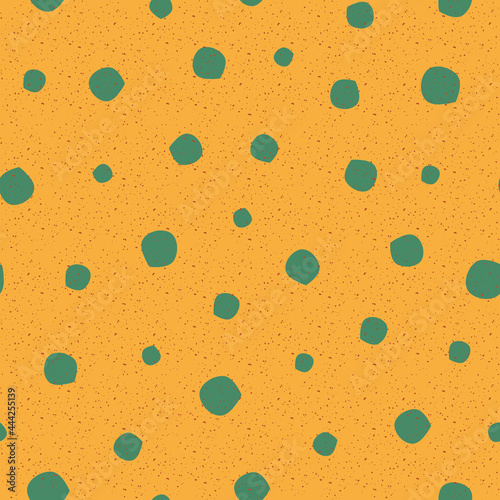 Crunchy dots vector seamless repeat pattern print background