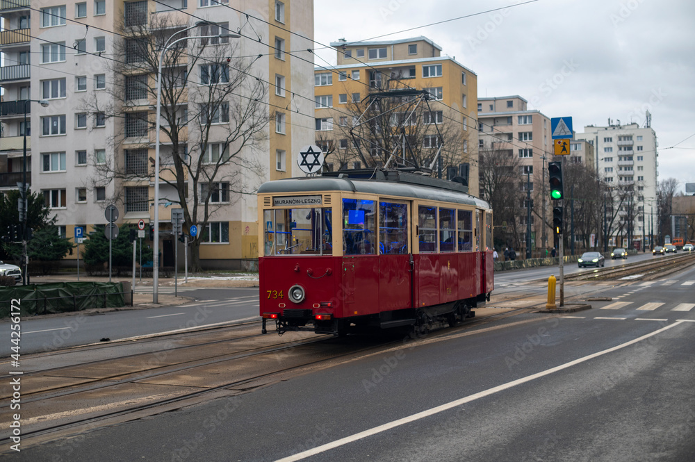 Naklejka premium Warsaw, Poland, Warszawa, Polska.