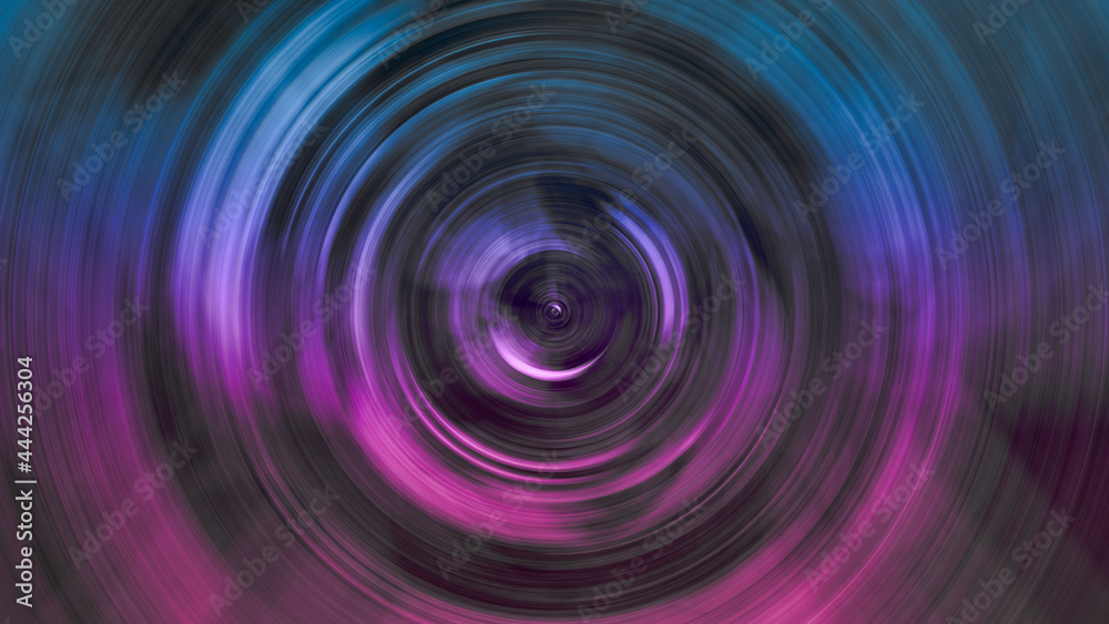 fractal spiral texture background in dark blue and pink 