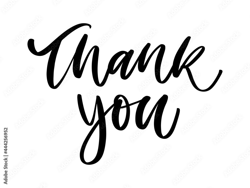 thank you Slogan print for textile t-shirt vector. thank you Slogan print for textile t-shirt vector.