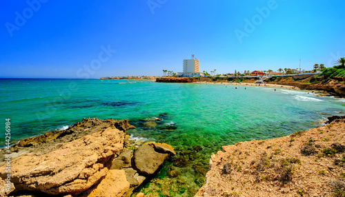 Summer in Spain, the seascape in La Zenia