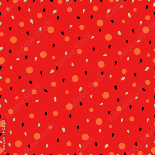 Sushi seeds caviar seamless pattern background Food logo icon drop round sign Natural design watermelon style Fashion print clothes apparel greeting card banner online store poster flyer badge book