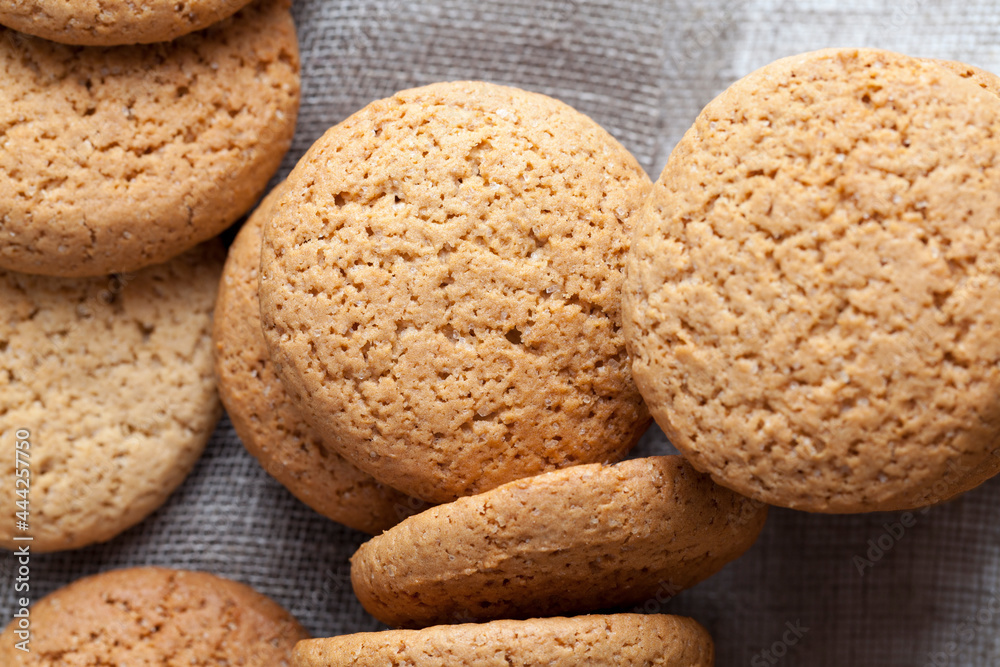 cookies baked with oatmeal and wheat flour cookies baked with oatmeal and wheat flour
