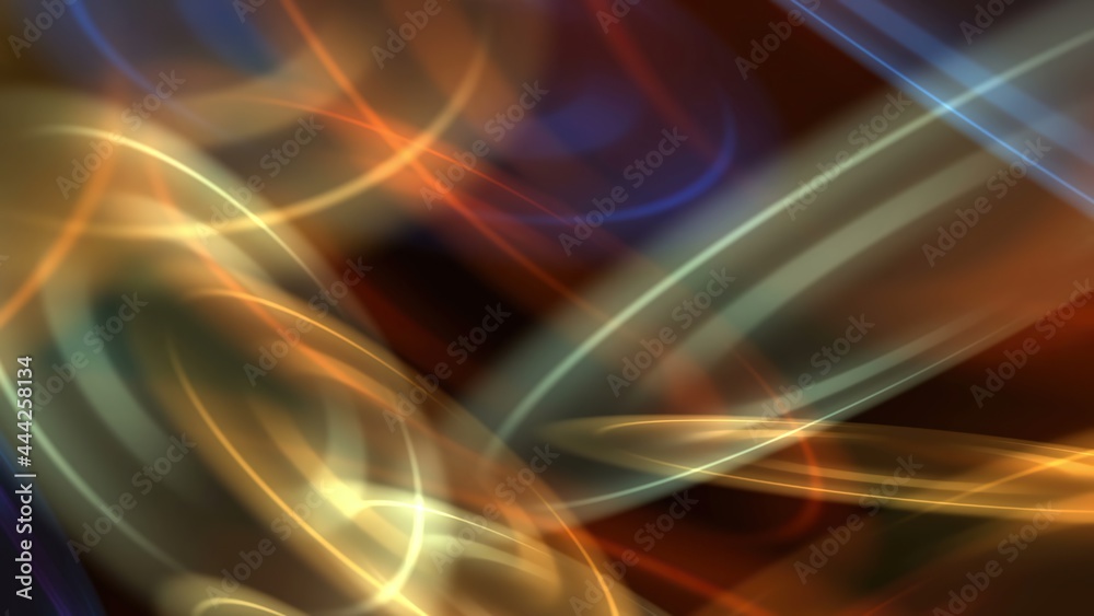 Naklejka premium Smooth Elegant Curved Lines Background