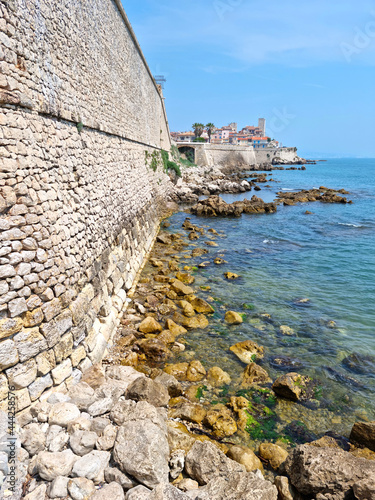 The city of Antibes, south of France photo