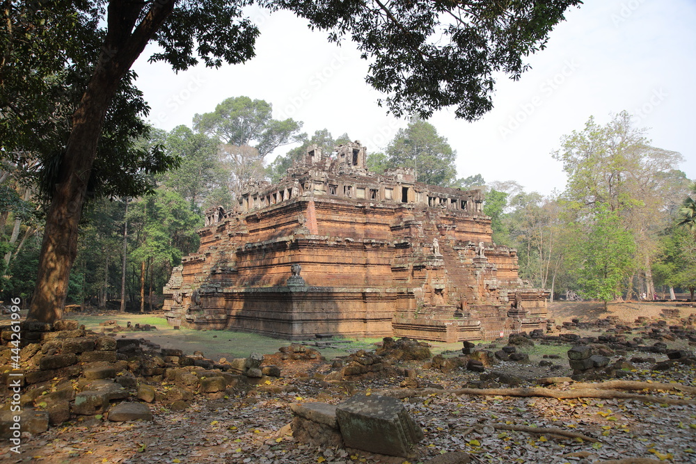 View of Phimeanakas temple, Cambodia