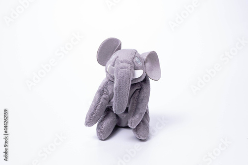 soft toys isolated on white background.