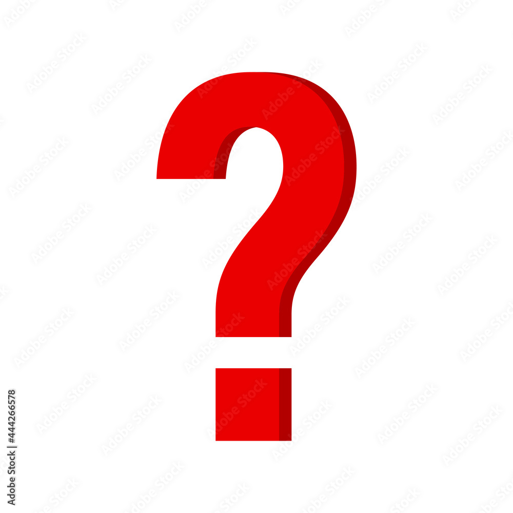 large question mark vector symbol on white background isolated. question sign large question mark vector symbol on white background isolated. question sign