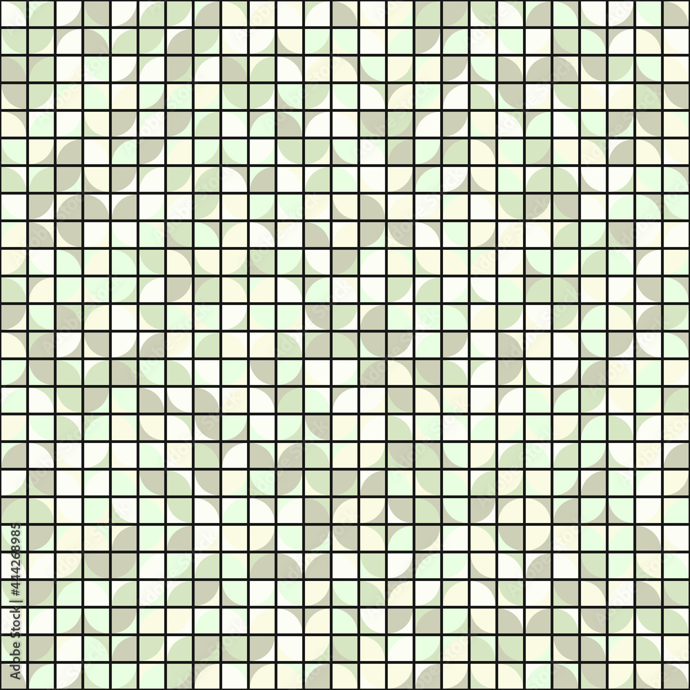 Abstract Geometric Pattern generative computational art illustration