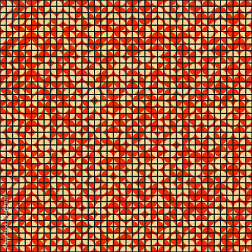 Abstract Geometric Pattern generative computational art illustration