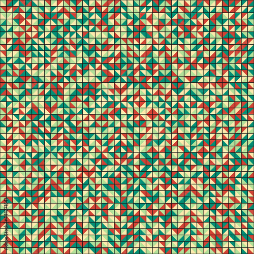 Abstract Geometric Pattern generative computational art illustration