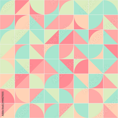 Wallpaper Mural Abstract Geometric Pattern generative computational art illustration Torontodigital.ca