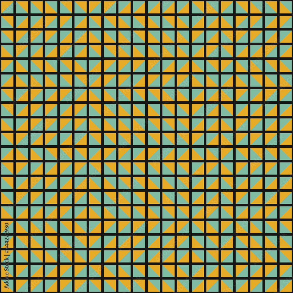 Abstract Geometric Pattern generative computational art illustration