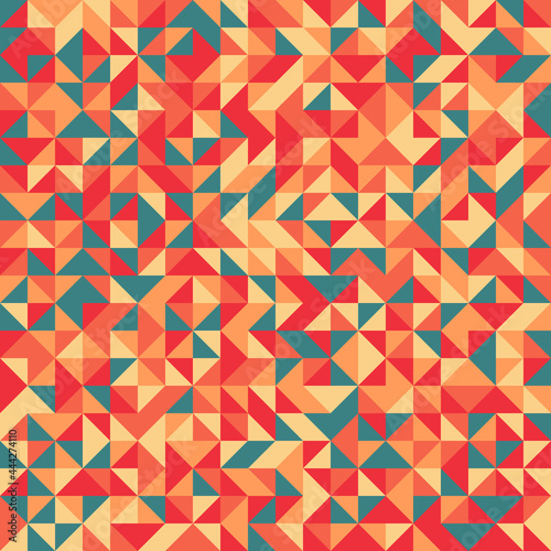 Abstract Geometric Pattern generative computational art illustration