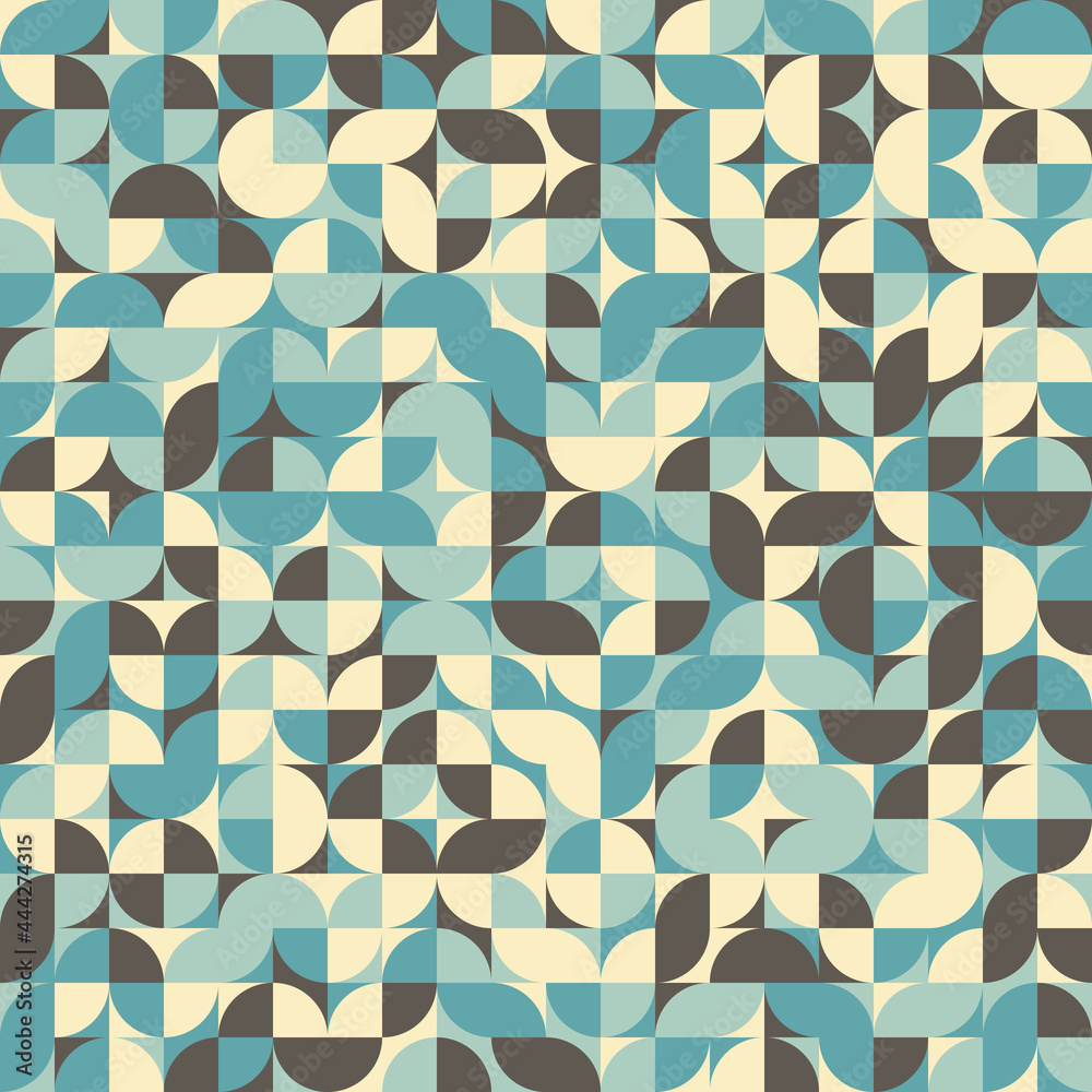 Abstract Geometric Pattern generative computational art illustration