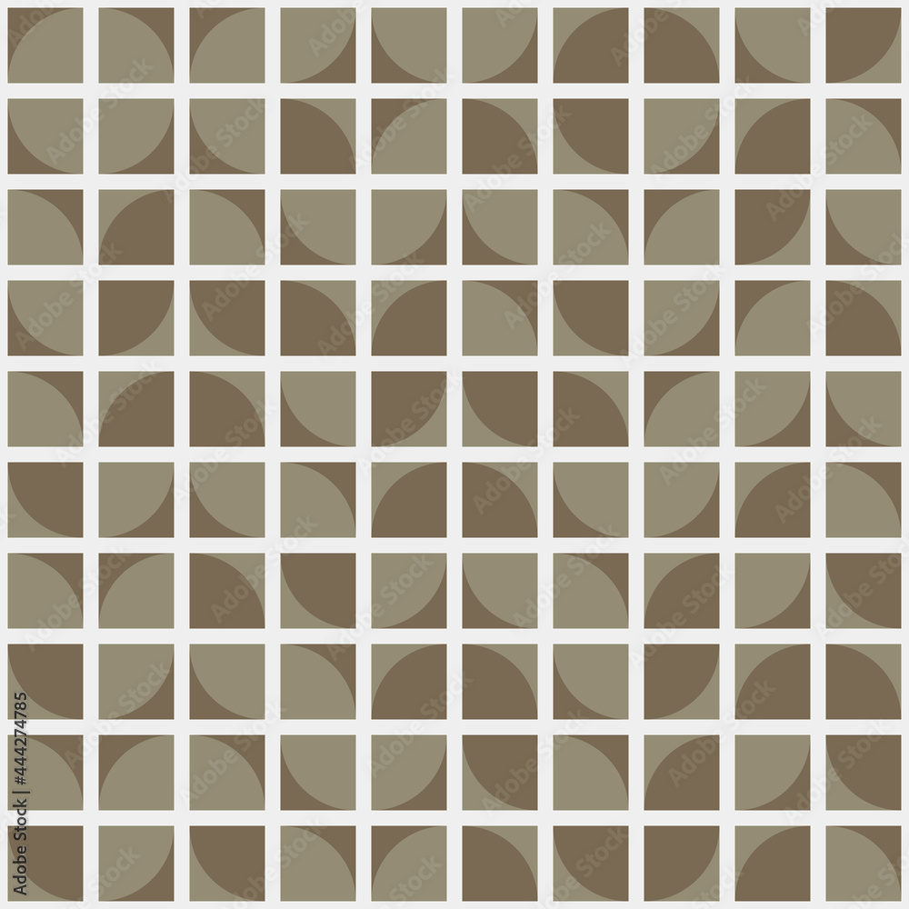 Fototapeta premium Abstract Geometric Pattern generative computational art illustration